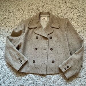 Michele 80%wool Double-Breasted Blazer
